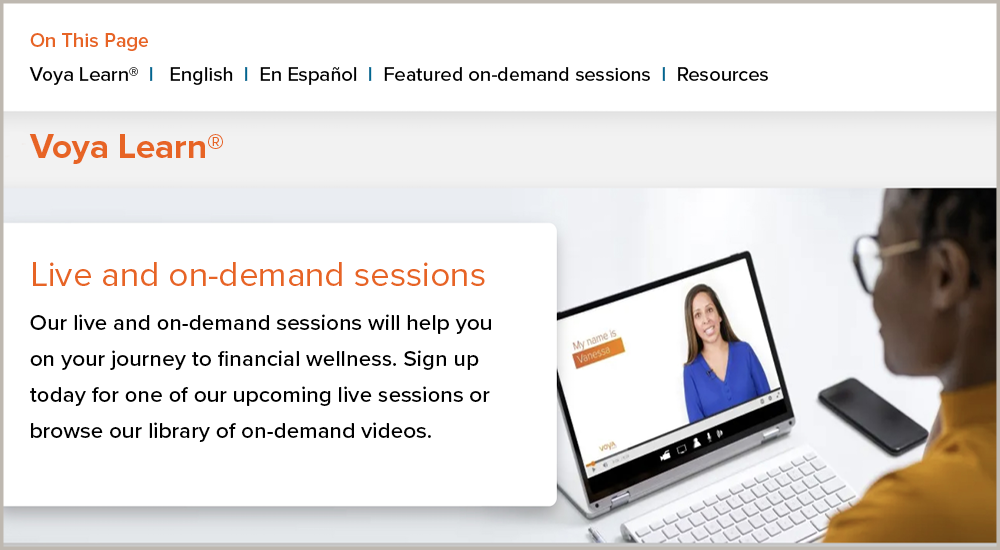 Voya Learn®